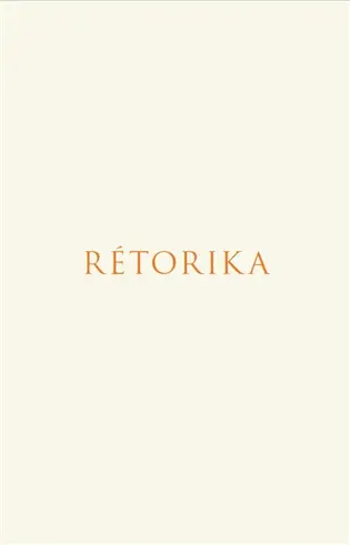 Rétorika - Aristotelés
