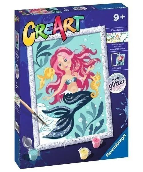 CreArt Okouzlující mořská panna
