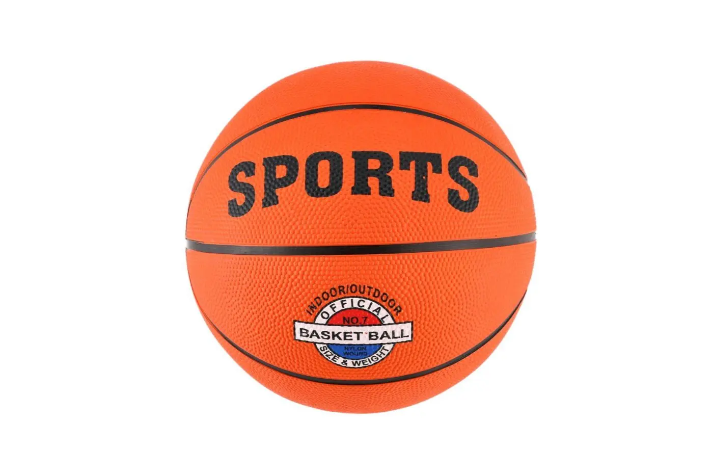 Míč basketbalový nafouknutý 25cm vel. 7
