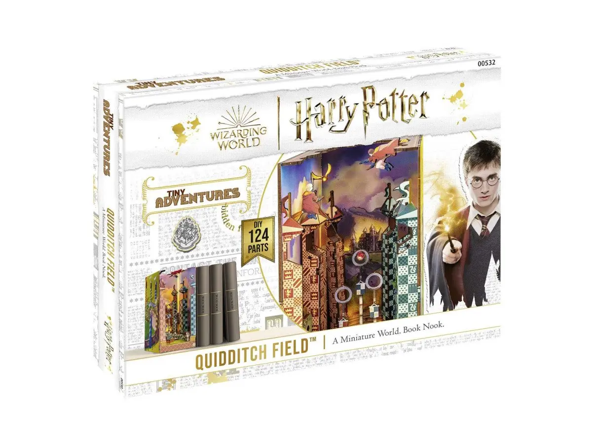 Harry Potter 3D skládačka Book Nook - Famfrpálové hřiště