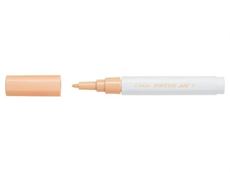 Akrylový popisovač Pilot Pintor, Fine, pastelová oranžová