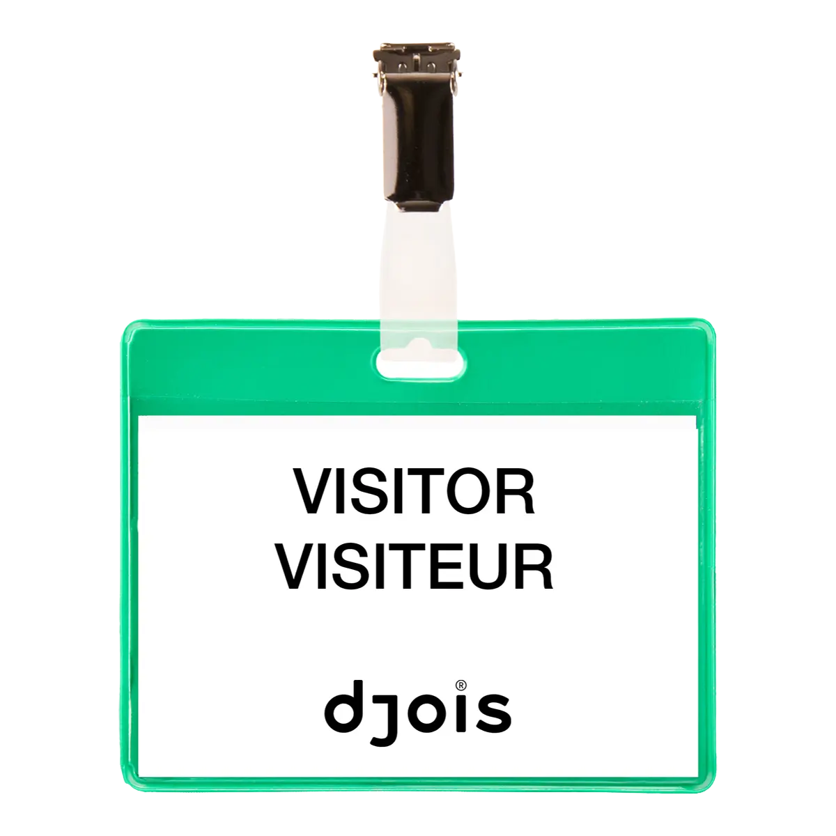 djois jmenovka, 82,5 x 103 mm, PVC, zelené, 25 ks
