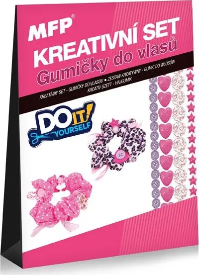 kreativní set - gumičky do vlasů