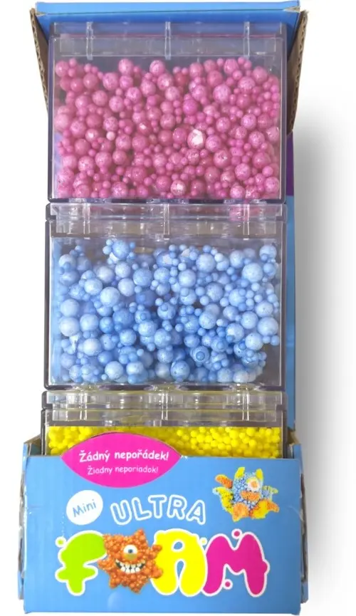 Ultra Foam 3 pack mix (balení 3 kusů modrá, nachová, žlutá)