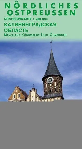 Severní východní Prusko (Memelland - Königsberg/Tilsit/Gumbinnen) 1:200 000 / automapa