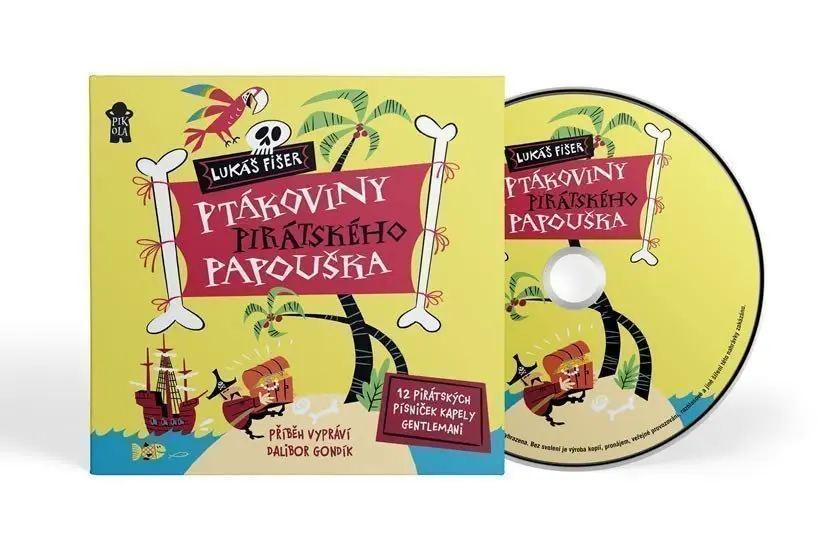 CD Ptákoviny pirátského papouška (audiokniha) - Lukáš Fišer
