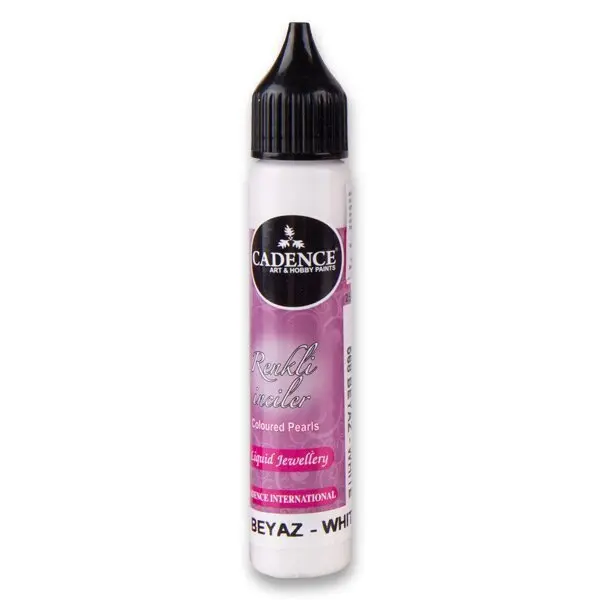 Tekuté perly Cadence - bílá / 25 ml