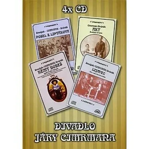 Divadlo Járy Cimrmana - 4CD (audiokniha) - Divadlo Járy Cimrmana