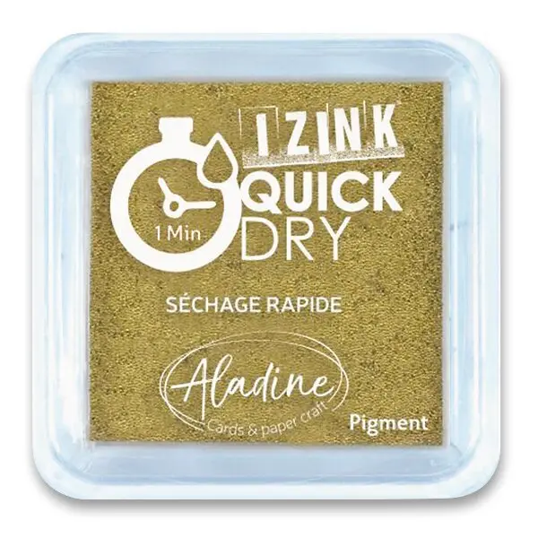 Razítkovací polštářek IZINK Quick Dry rychleschnoucí - zlatý