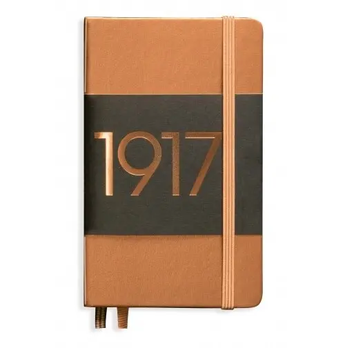 Zápisník Metallic edition Pocket A6 - čistý/prázdný, měděný - LEUCHTTURM1917