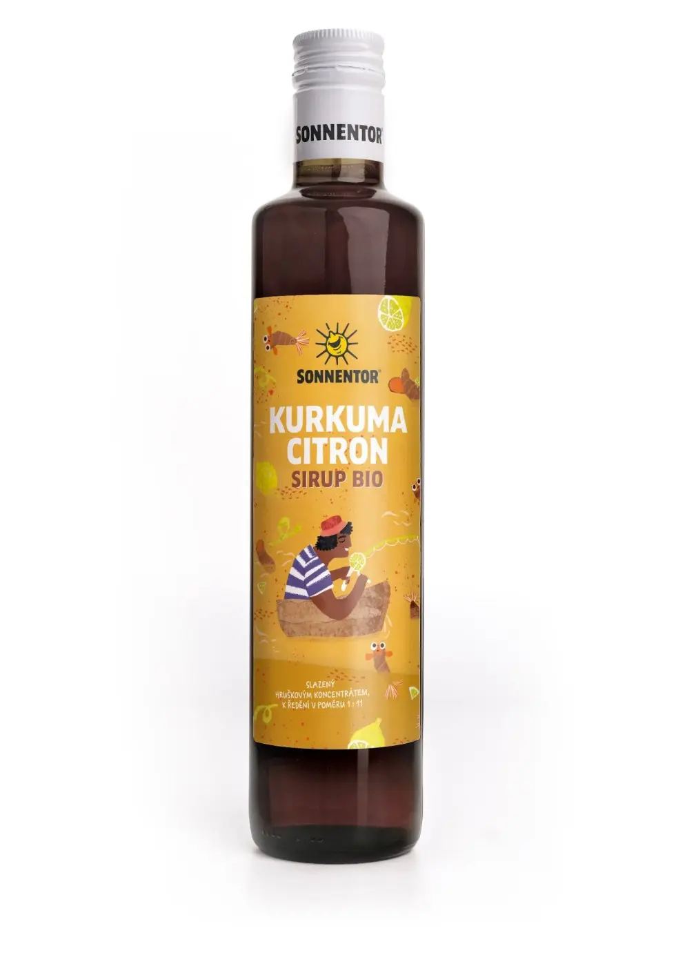 Sonnentor Kurkuma Citron sirup, BIO, 500 ml