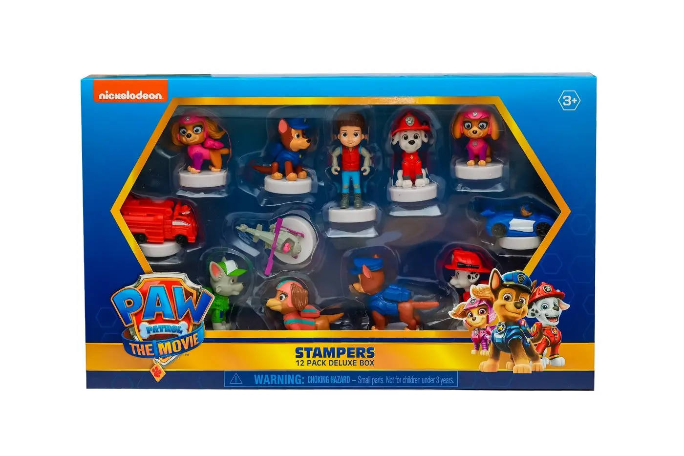 Tlapková Patrola 12 sběratelských figurek s razítkem - Deluxe box