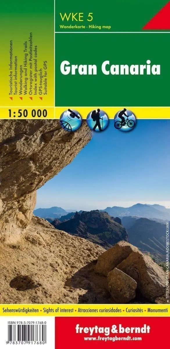 WKE 5 Grand Canaria 1:50 000 / turistická mapa