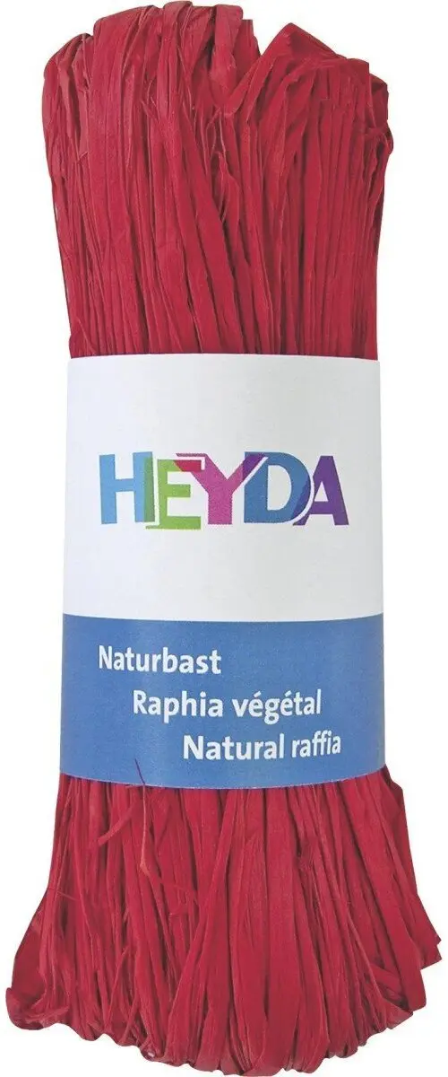 HEYDA Přírodní lýko - červené 50 g