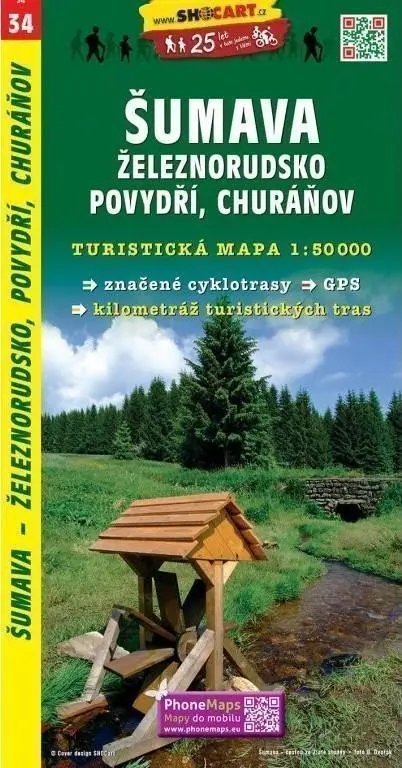 Šumava-Železnorudsko / Turistická mapa SHOCart