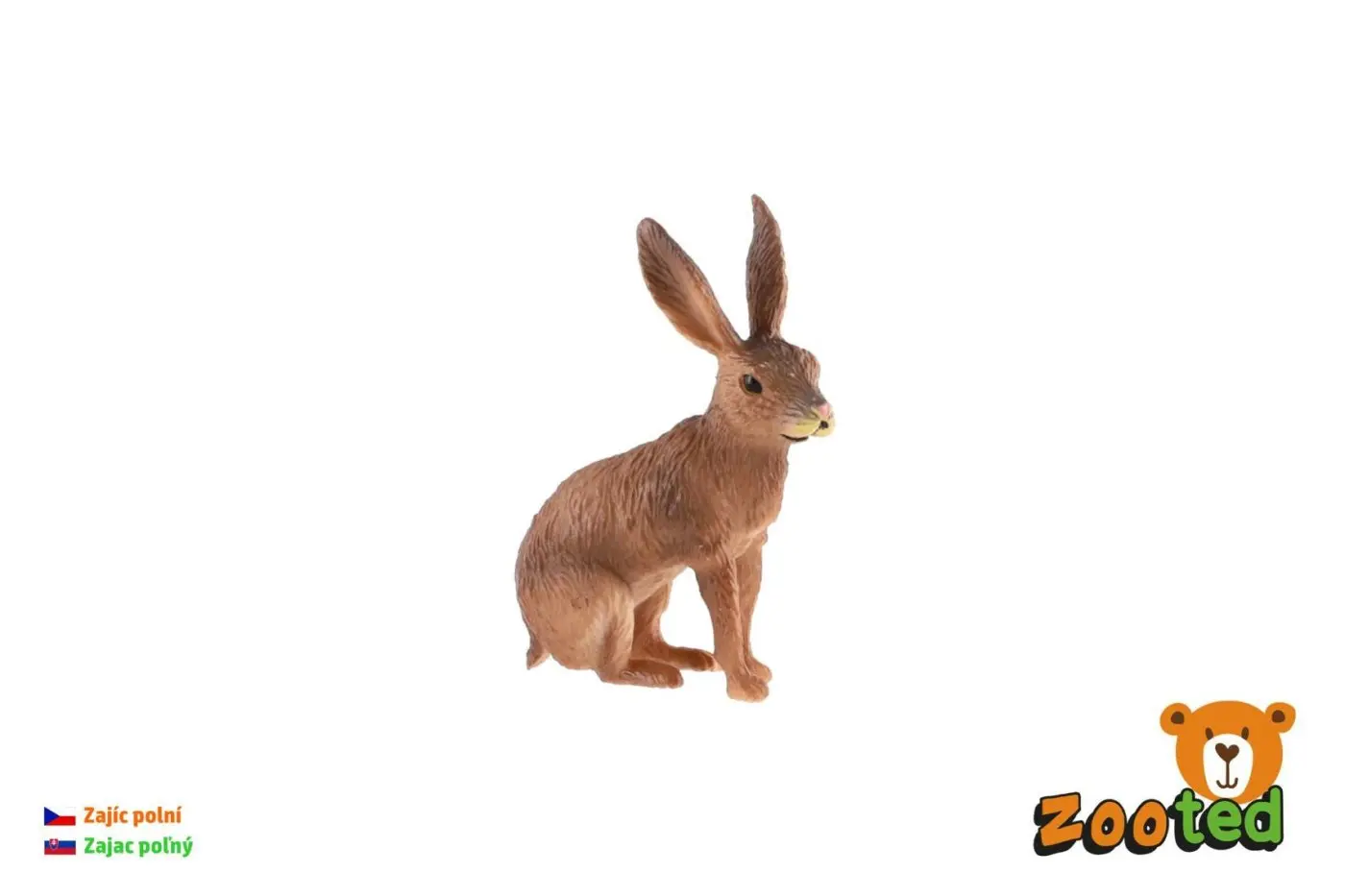Teddies Zajíc polní - zooted - 6 cm