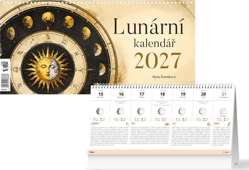 Stolní kalendář 2027 MFP Lunární