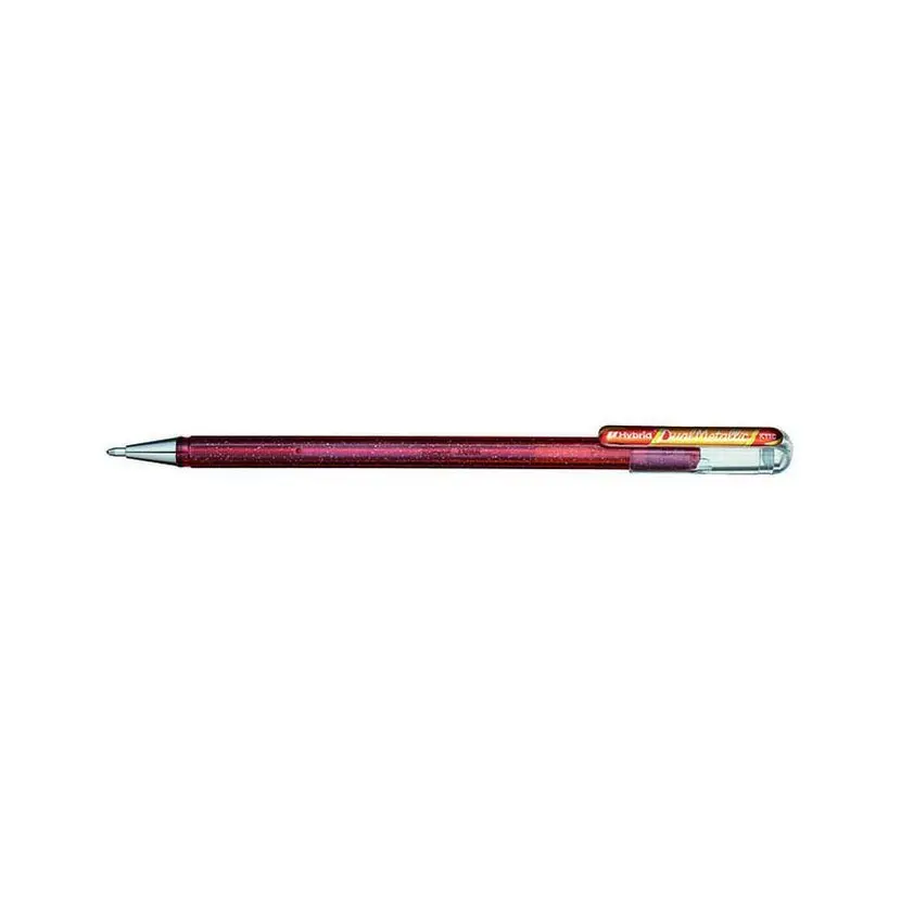 Pero gelové Pentel Hybrid Dual Metallic K110 - oranžová/žlutá 1mm