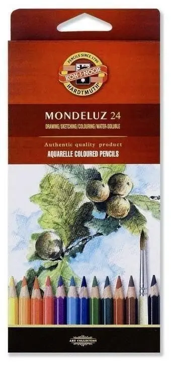 Umělecké akvarelové pastelky Koh-i-noor 3718 - 24 ks