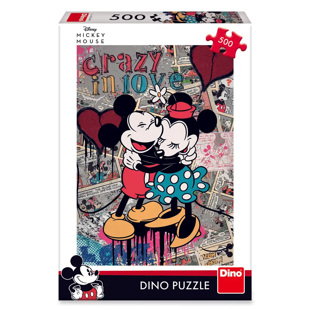 Puzzle Mickey retro 500 dílků - Detoa