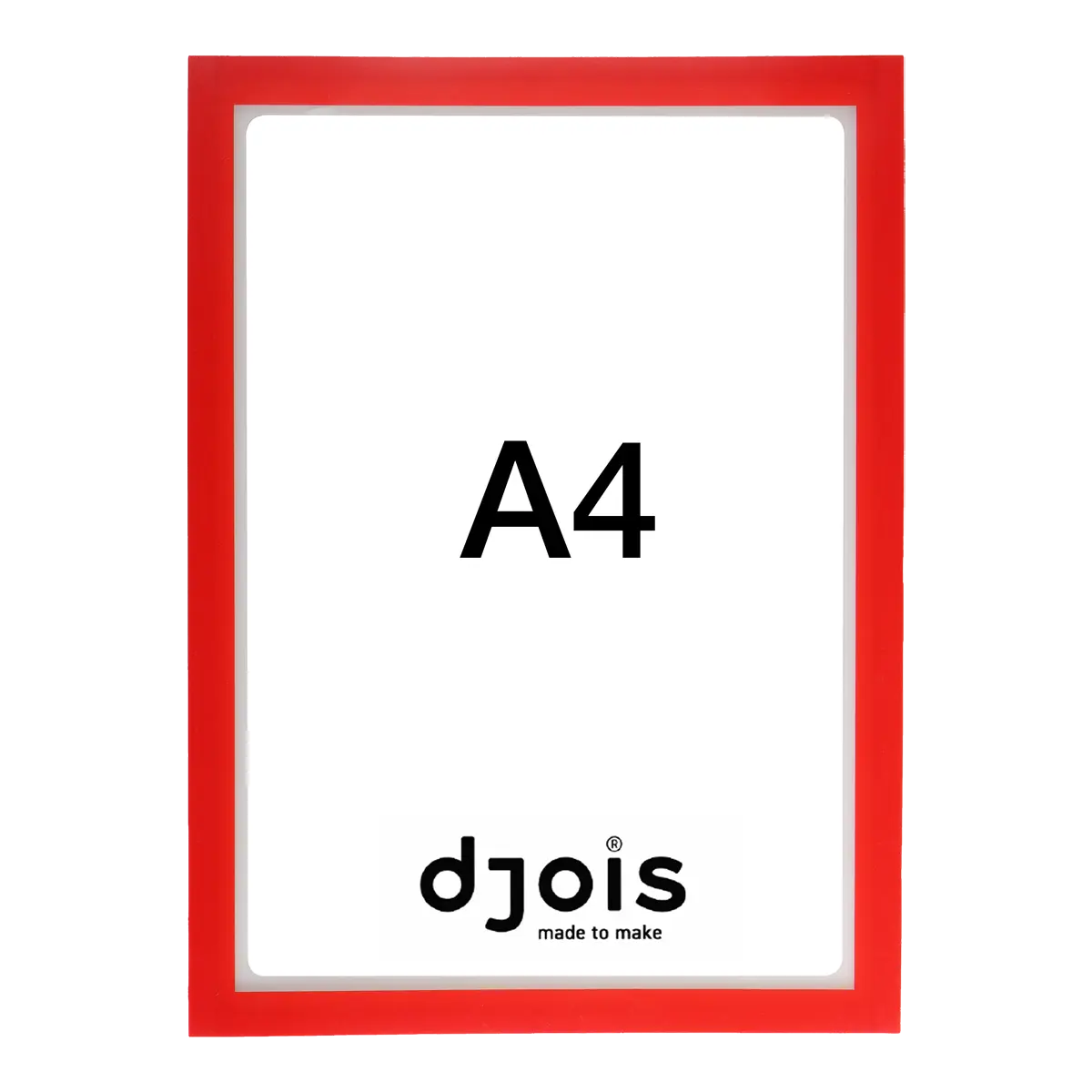 djois otevřený rámeček - Magneto PRO, A4, PVC, červený, 10 ks