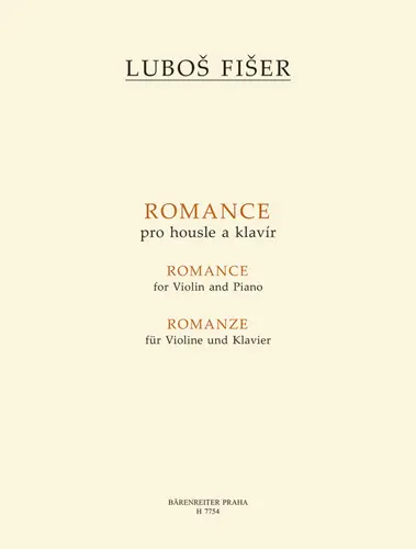 Romance pro housle a klavír - Luboš Fišer