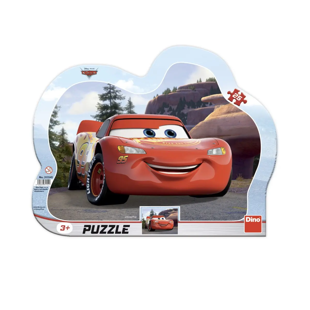 Puzzle Blesk na výletě 25 dílků deskové