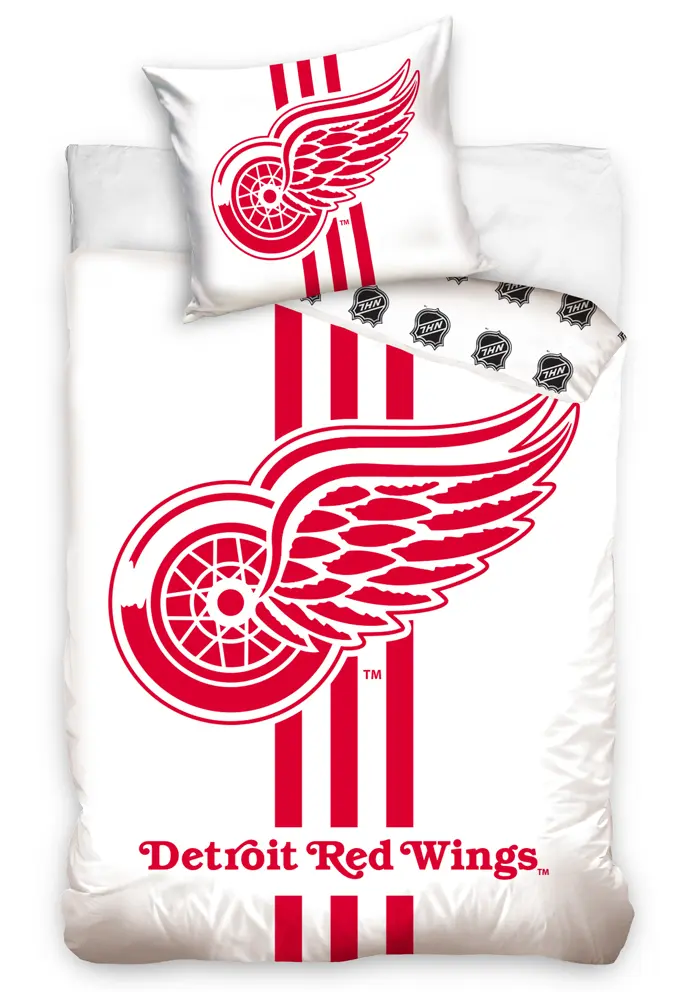 TipTrade s.r.o. Hokejové povlečení NHL Detroit Red Wings White