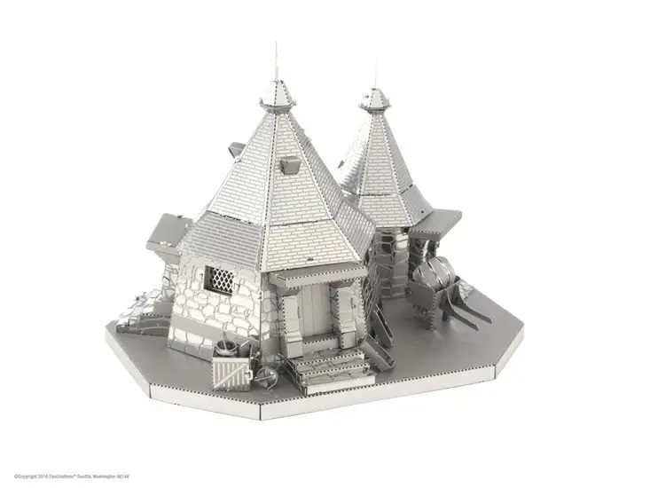 3D puzzle Metal Earth Harry Potter Hagridova chýše