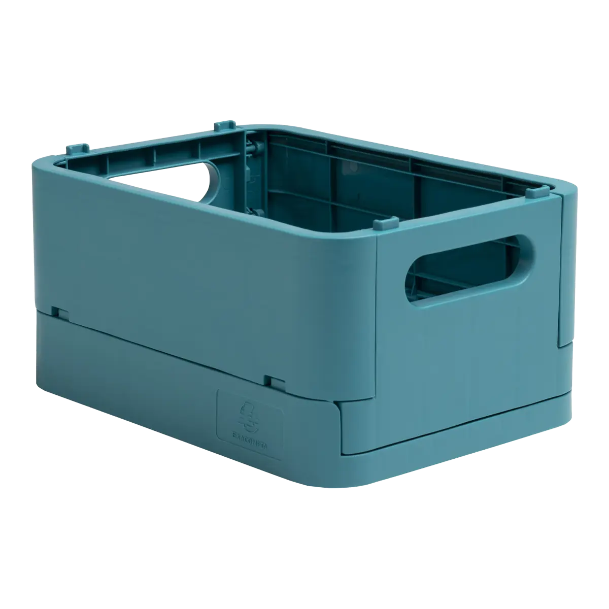 Víceúčelový skládací box Skandi mini, PP - petrolejový