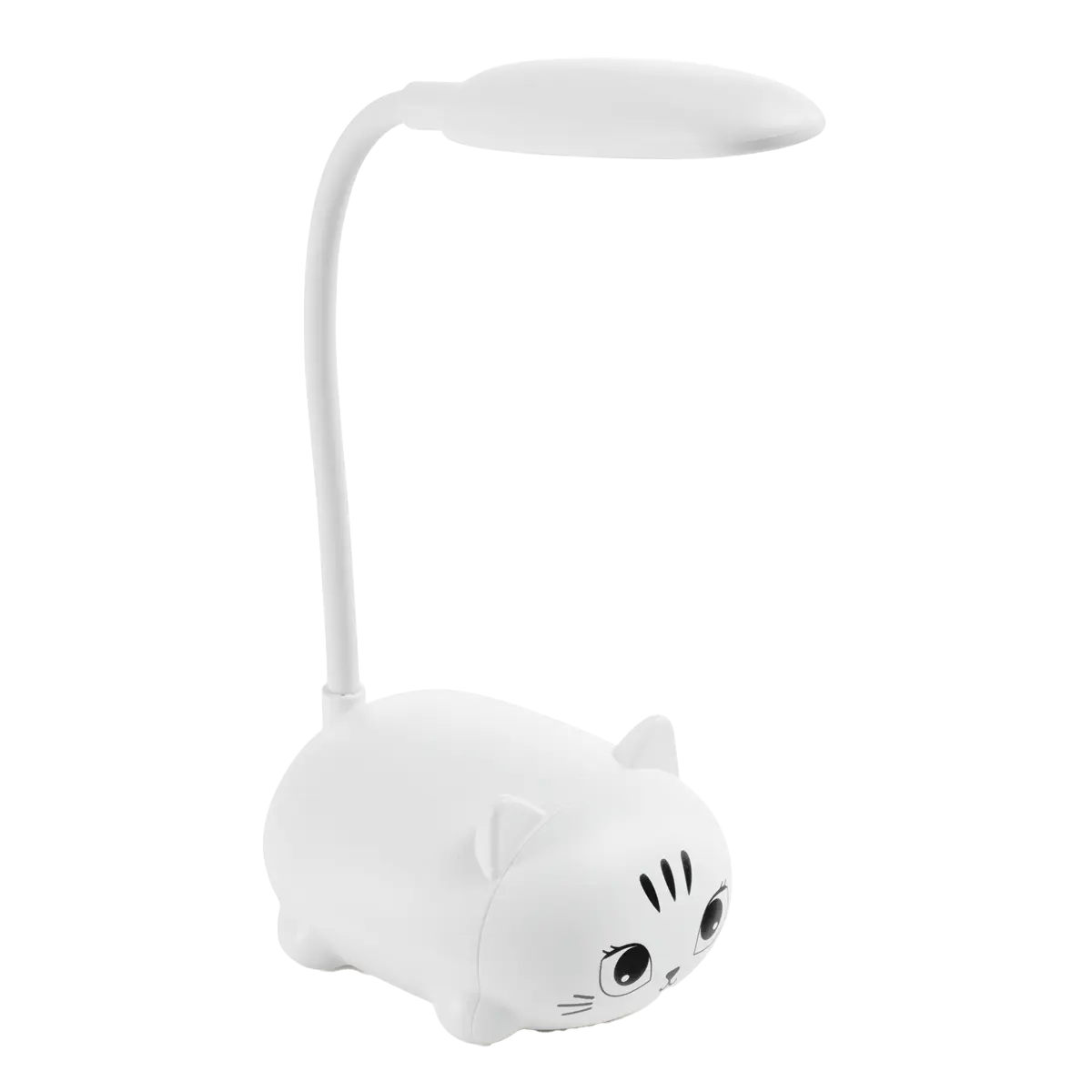 Miquelrius B2F - LED lampička, Night Kitty, teplé světlo, USB napájení, bílá