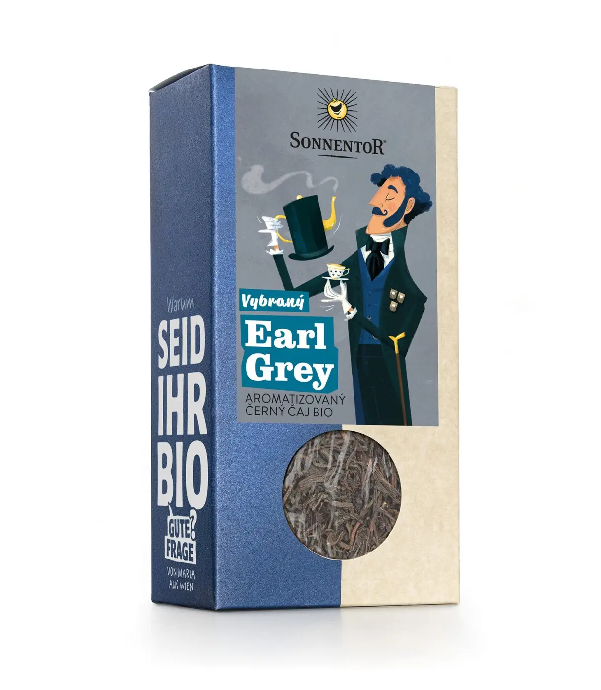 Sonnentor - Earl Grey, černý čaj sypaný BIO, 90 g