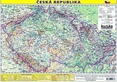 Česká republika - mapa A4 lamino - kolektiv autorů