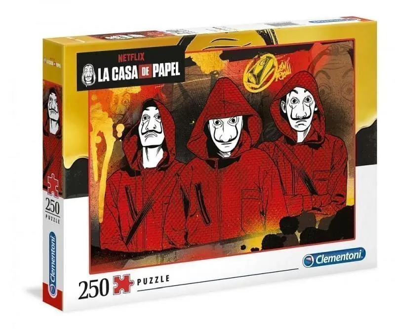 Clementoni Puzzle - La casa de papel/250 dílků - Scamp