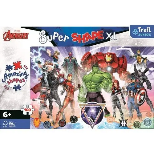 Trefl Puzzle 160 ks Super Shape XL Marvel The Avengers