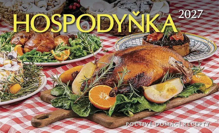 Kalendář 2027 stolní: HOSPODYŇKA