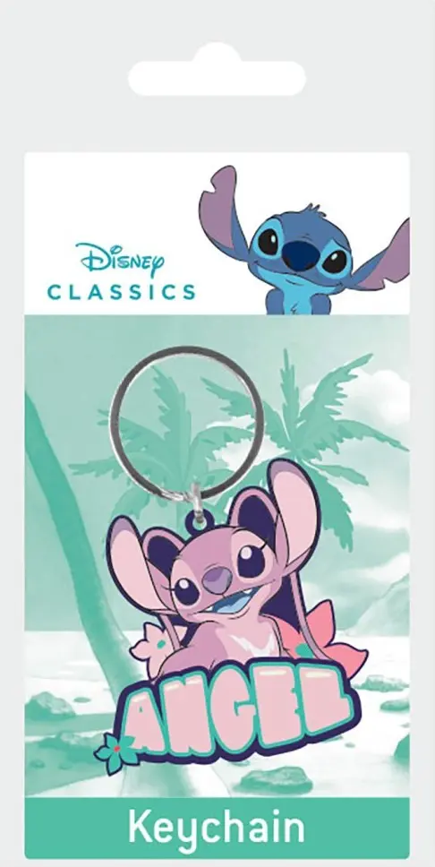 Pyramid International Lilo a Stitch Gumová klíčenka Angel