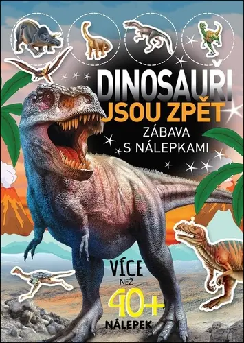 FONI Book Sešit Dinosauři jsou zpět - zábava s nálepkami