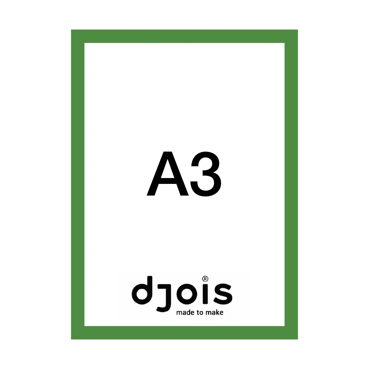 djois Magneto LEAN, A3, zelený, 10 ks