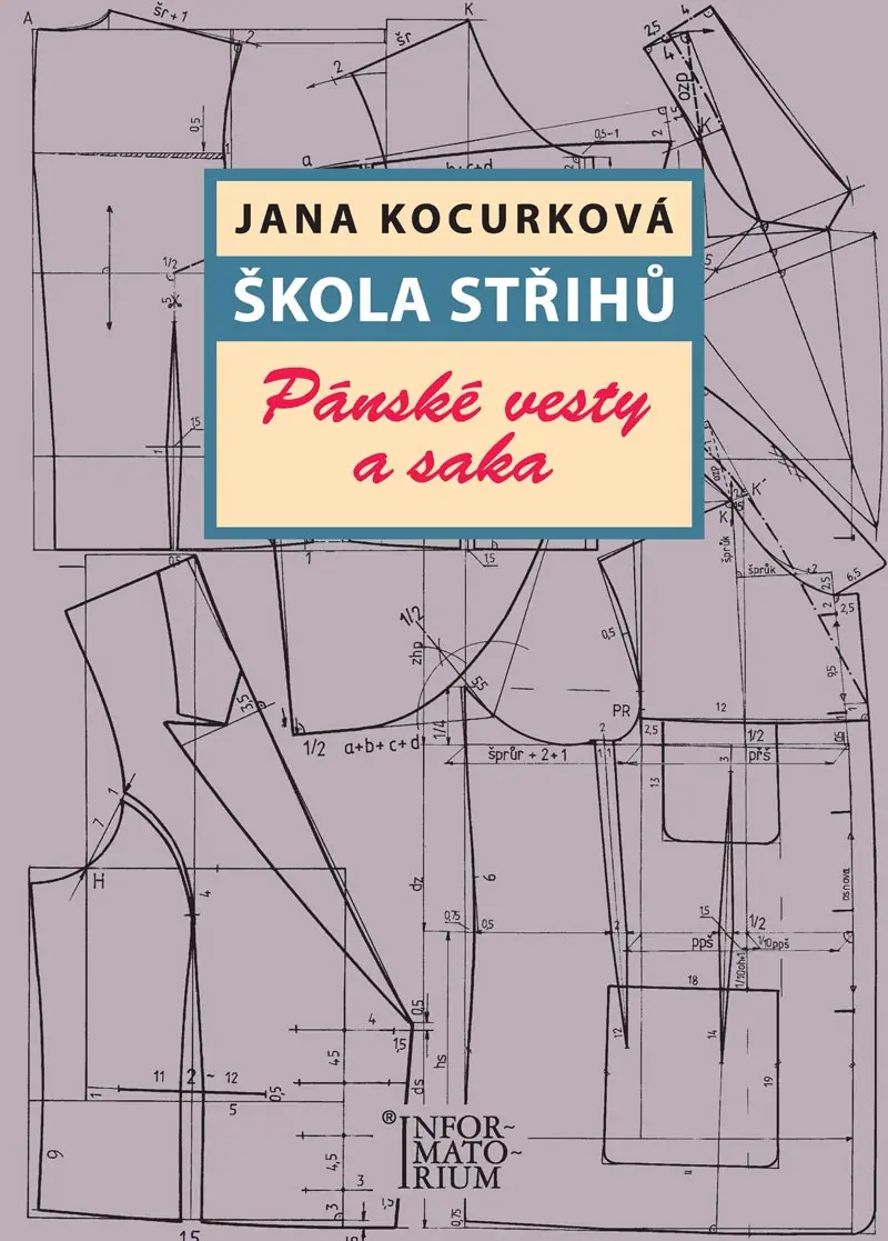 Škola střihů - Pánské vesty a saka - Jana Kocurková