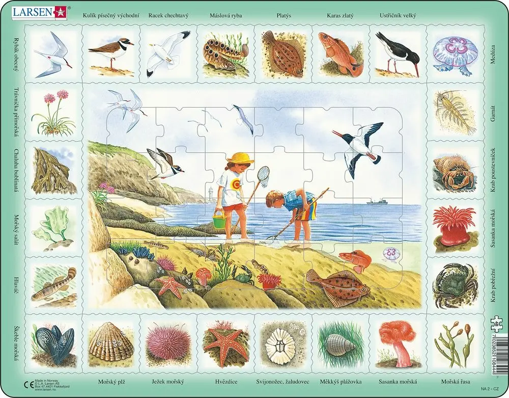 Puzzle MAXI - Život u moře/48 dílků - Larsen