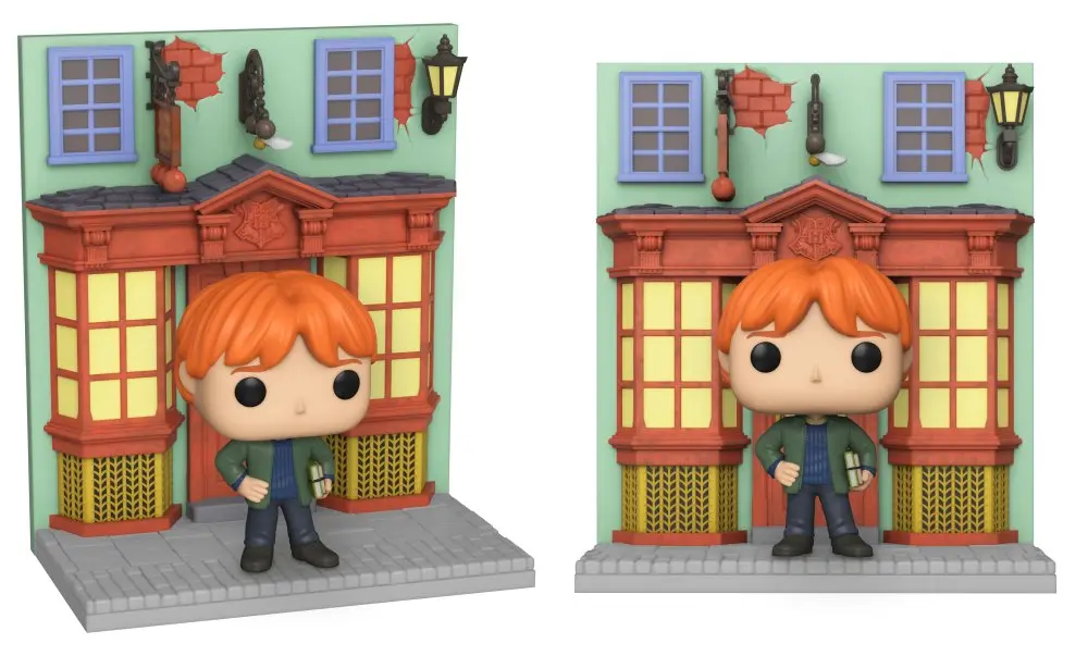 Funko POP Deluxe: Harry Potter Diagon Alley - Quidditch Supplies Store w/Ron (limited spec