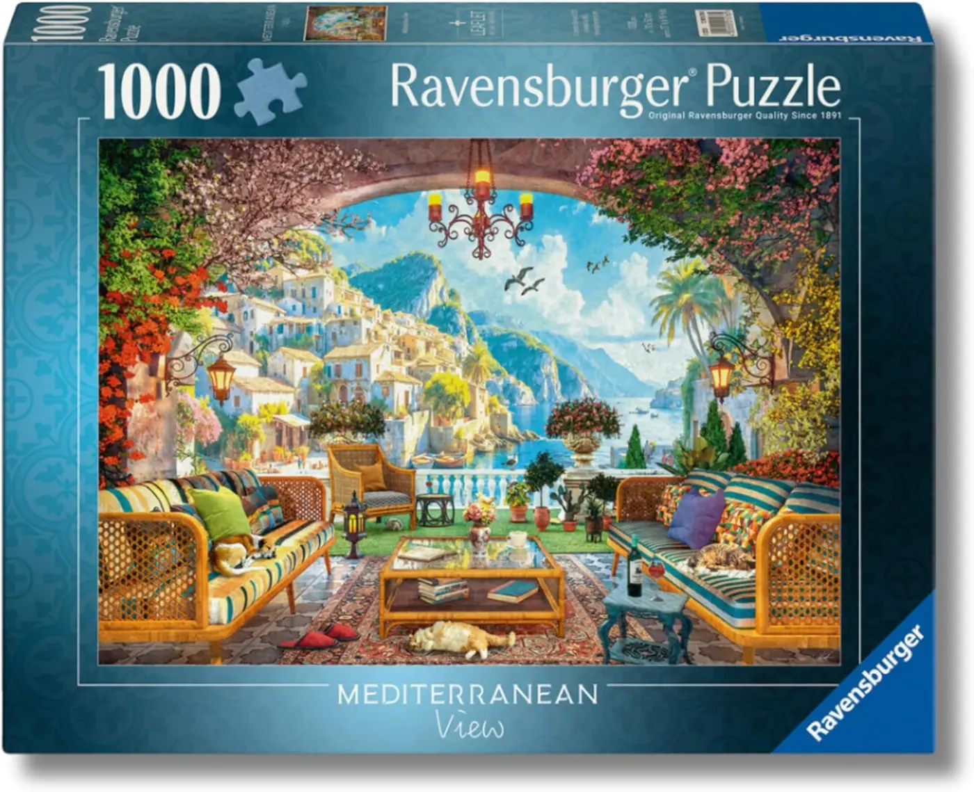 Ravensburger 01576 pohádkový výhled na středomoří 1000 dílků