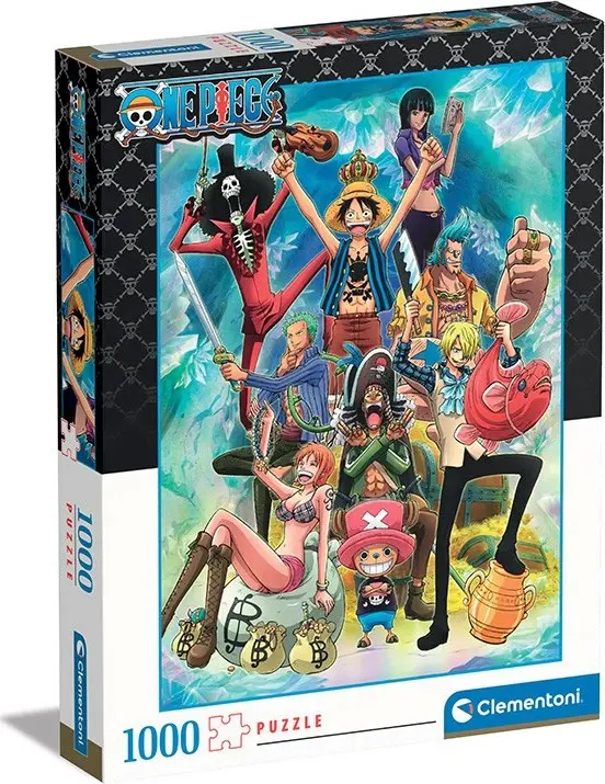 Clementoni Puzzle Anime Collection: One Piece 1000 dílků - kolektiv
