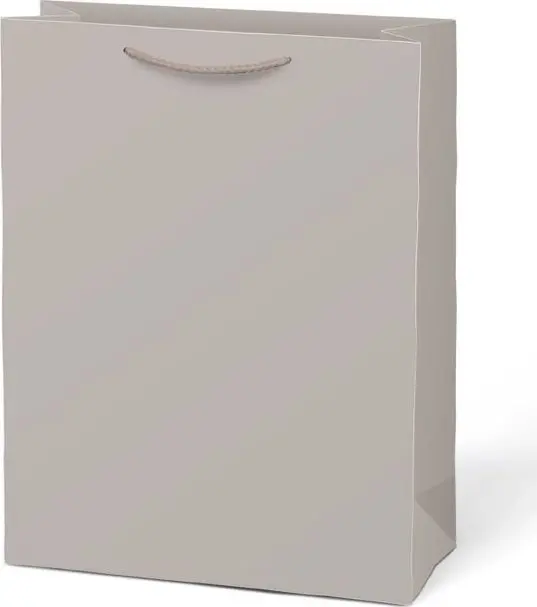 taška dárková T 5 kraft 260x320x100 šedá