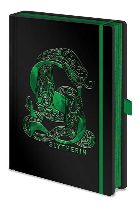 Poznámkový A5 blok Harry Potter: Slytherin Foil (Zmijozel)