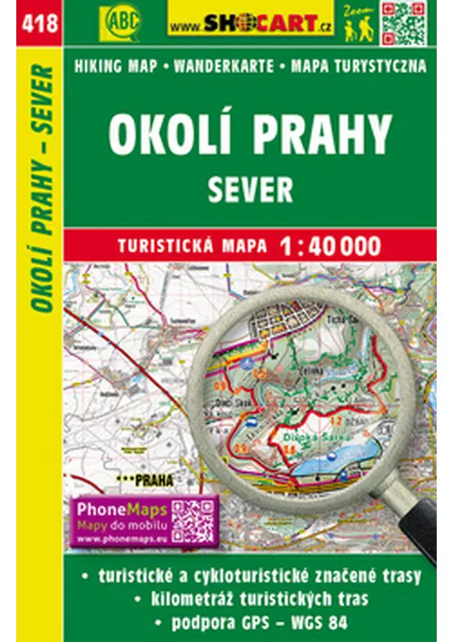 SC 418 Okolí Prahy sever 1:40 000