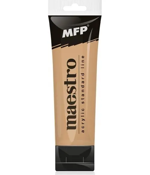 akrylová barva Maestro 75ml - metallic bronze