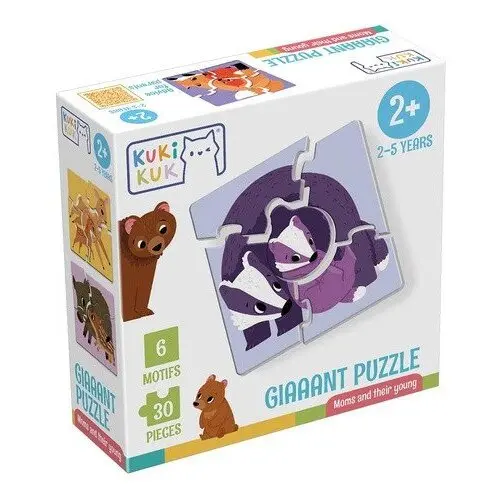 KukiKuk Giaaant Puzzle Mums and Their Young