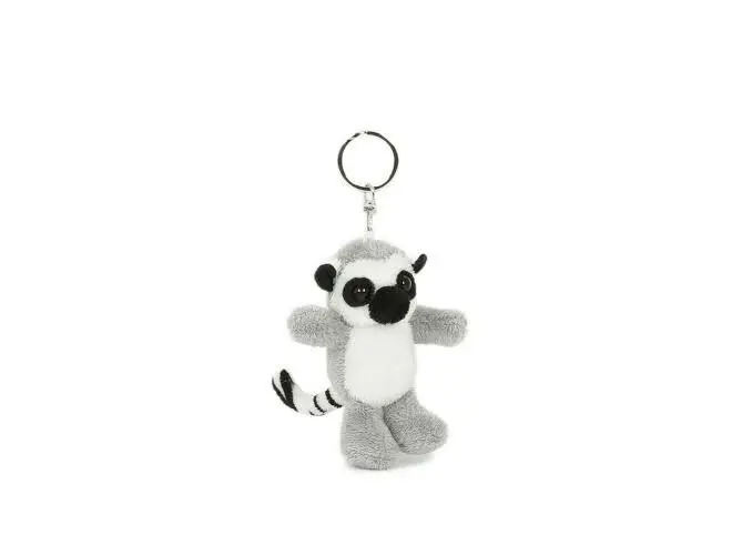 Přívěsek na klíče Teddies Lemur kata plyš